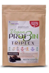Obrázok pre Vegan Prime Vegan Prot3in Triplex bez pridaného cukru so stéviou - čokoláda (550g)