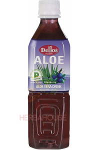 Obrázok pre Dellos Aloe vera nesýtený nápoj s čučoriedkovou príchuťou (500ml)
