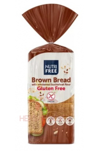 Obrázok pre Nutri Free Brown Bread Bezlepkový hnedý chlieb s celozrnnou pohánkovou múkou (300g)