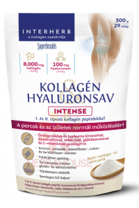 Obrázok pre Interherb Intense Prášok kolagén a kyselina hyalurónová (300g)