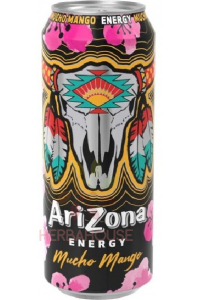 Obrázok pre Arizona Energy Mucho Mango Sýtený nápoj s kofeínom (500ml)