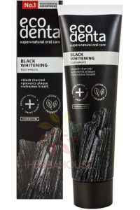 Obrázok pre Ecodenta Black Whitening bieliaca zubná pasta bez fluoridov (75ml)