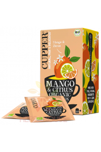 Obrázok pre Cupper® Bio ovocno-bylinný čaj porciovaný s mangom a citrusmi (20ks)