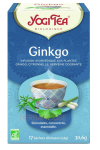 Obrázok pre Yogi Tea® Bio Ajurvédsky čaj Ginkgo (17ks) 