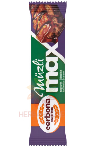 Obrázok pre Cerbona Müzli Max Müsli tyčinka s orieškovo-karamelovou príchuťou (30g)