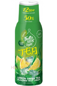 Obrázok pre Fruttamax Light sirup so sladidlom citrón a zelený čaj (500ml)