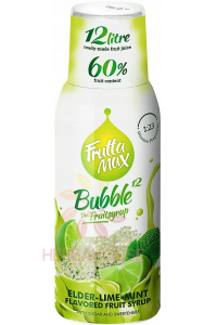 Obrázok pre Fruttamax Sirup s príchuťou bazy, limetky a mäty (500ml)