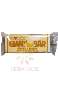 Obrázok pre Ma Baker Giant bar Obria Ovsená tyčinka s jogurtovou polevou banánová (100g)