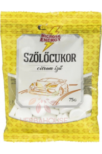 Obrázok pre Microse Hroznový cukor pastilky s citrónovou príchuťou (75g)