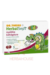 Obrázok pre Dr.Theiss HerbalSept Kids lízanky na kašeľ (6ks)