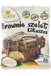 Obrázok pre LoveDiet Bezlepkový Brownie rez kakaový s kokosovou príchuťou (30g)