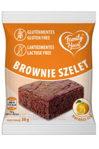 Obrázok pre Family Heart Bezlepkový a bezlaktózový Brownie rez kakaový s pomarančovou príchuťou (30g)