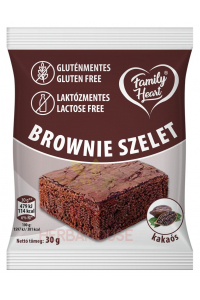 Obrázok pre Family Heart Bezlepkový a bezlaktózový Brownie rez kakaový (30g)