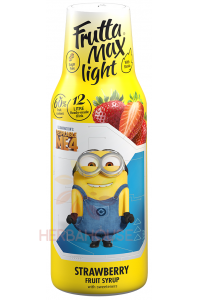 Obrázok pre Fruttamax Minions Light sirup so sladidlom jahoda (500ml)