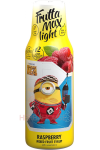 Obrázok pre Fruttamax Minions Light sirup so sladidlom malina (500ml)