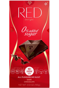 Obrázok pre Red Delight Horká čokoláda so sladidlom (100g)