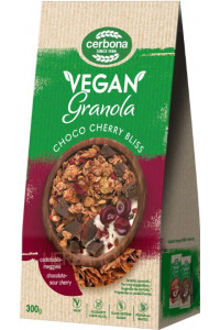 Obrázok pre Cerbona Vegan Čokoládovo - višňová granola (300g) 