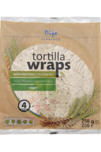 Obrázok pre Dijo Fun & Food Vegan Tortilla Wraps viaczrnný (250g) 
