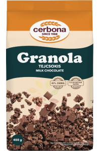 Obrázok pre Cerbona Mliečno čokoládová granola (450g) 