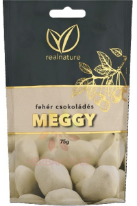 Obrázok pre Real Nature Sušené višne v bielej čokoláde (75g)