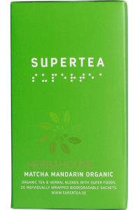 Obrázok pre Teministeriet Supertea Bio Zelený čaj Matcha  mandarin (20ks)
