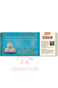 Obrázok pre Demeter Sekem Bio Datľové guličky s kokosom (120g)