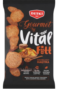 Obrázok pre Detki Vitál Fitt Gourmet Slané krekry s príchuťou karamelizovaná cibuľka (100g)