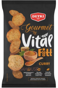 Obrázok pre Detki Vitál Fitt Gourmet Slané krekry s príchuťou curry (100g)