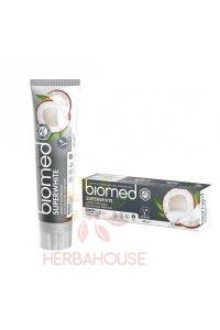 Obrázok pre Biomed Superwhite Bio prírodná bieliaca zubná pasta (100g) 