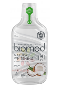 Obrázok pre Biomed Natural Whitening prírodná jemná bieliaca ústna voda (500ml)