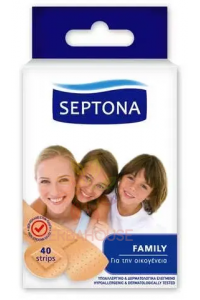 Obrázok pre Septona Family Strips náplasti na drobné poranenia (40ks)