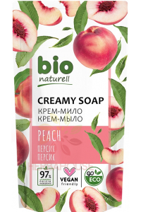 Obrázok pre Bio Naturell Tekuté krémové mydlo Broskyňa - náhradná náplň (460ml)