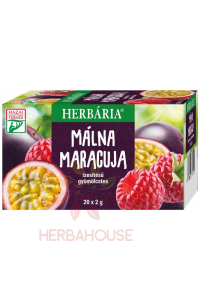 Obrázok pre Herbária Ovocný čaj s príchuťou malina a maracuja porciovaný (20ks)