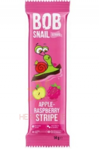 Obrázok pre Eco Snack Bob Snail Stripe Ovocný plátok jablko, malina (14g)