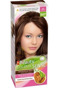 Obrázok pre MM Beauty Colour Sense permanentná farba na vlasy S07 - divoký gaštan (125ml)
