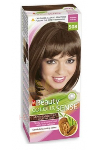 Obrázok pre MM Beauty Colour Sense permanentná farba na vlasy S08 - mliečna čokoláda (125ml)