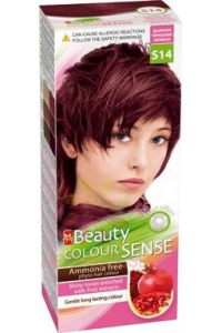 Obrázok pre MM Beauty Colour Sense permanentná farba na vlasy S14 - tmavo čerešňovo červená (125ml)
