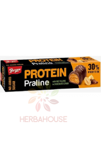 Bergen Protein Praline Mliečna čokoláda so sladidlom plnená arašidovým krémom (50g) Obrázok pre Bergen Protein Praline Mliečna čokoláda so sladidlom plnená arašidovým krémom (50g)