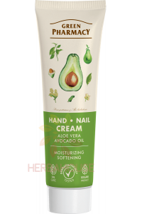 Obrázok pre Green Pharmacy Krém na ruky a nechty - aloe vera a avokádový olej (100ml)