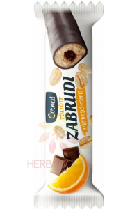 Obrázok pre Cornexi Zabrudi Ovsená tyčinka s pomarančovou plnkou v kakaovej poleve (30g)