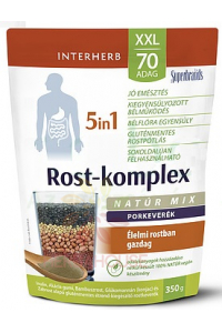 Obrázok pre Interherb Interherb XXL Rost-komplex 5v1 – prírodná vláknina na trávenie, zápchu a detox (350g)