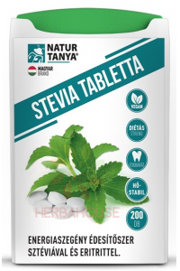 Obrázok pre Natur Tanya Stevia sladidlo – tablety so stéviou a erytritolom v dávkovači (200ks)