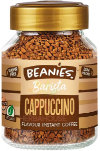 Obrázok pre Beanies Barista Rozpustná káva s príchuťou cappuccino (50g)