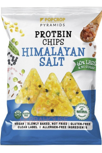 Obrázok pre Popcrop Pyramids Bezlepkový proteínový chips s Himalájskou soľou (60g)