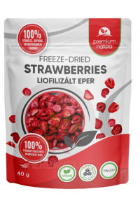 Obrázok pre Premium Natura lyofilizované jahody bez pridaného cukru (40g)