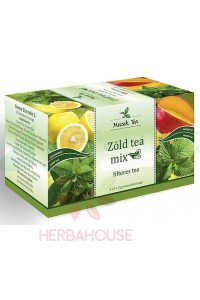 Obrázok pre Mecsek Porciovaný mix2 zelených čajov – mango, citrón, mäta, natur (20ks)