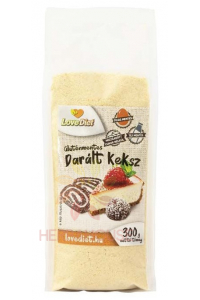 Obrázok pre LoveDiet Bezlepkové mleté sušienky bez pridaného cukru so sladidlami (300g)