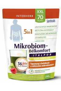 Obrázok pre Interherb Mikrobiom 5v1 príchuť jablko a hruška - probiotický a vlákninový mix pre zdravé črevá (210g)