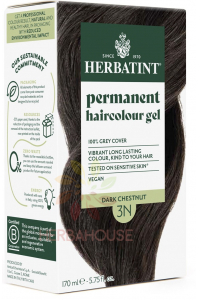 Obrázok pre Herbatint Prírodná permanentná farba na vlasy 3N - tmavý gaštan (170ml)