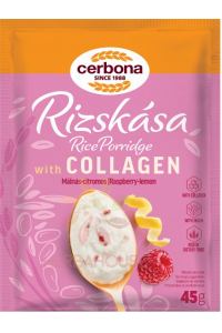 Obrázok pre Cerbona Ryžová kaša s kolagénom a inulinom malina-citrón (45g) 